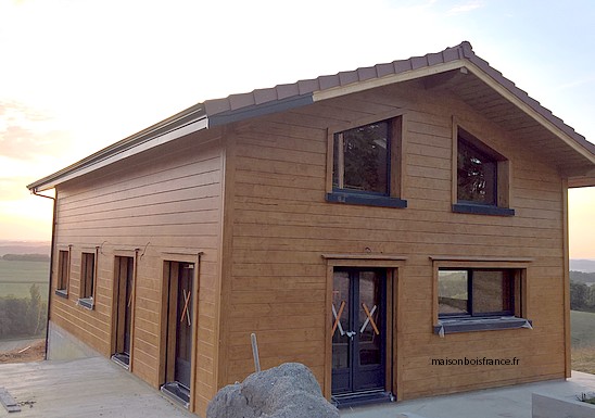 maison bois étage mezzanine